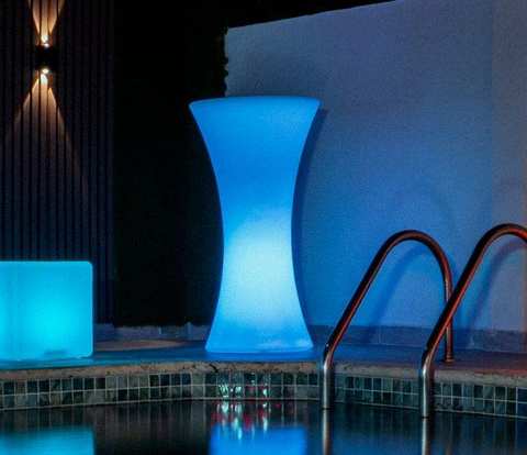 Mesa Coctelera LED